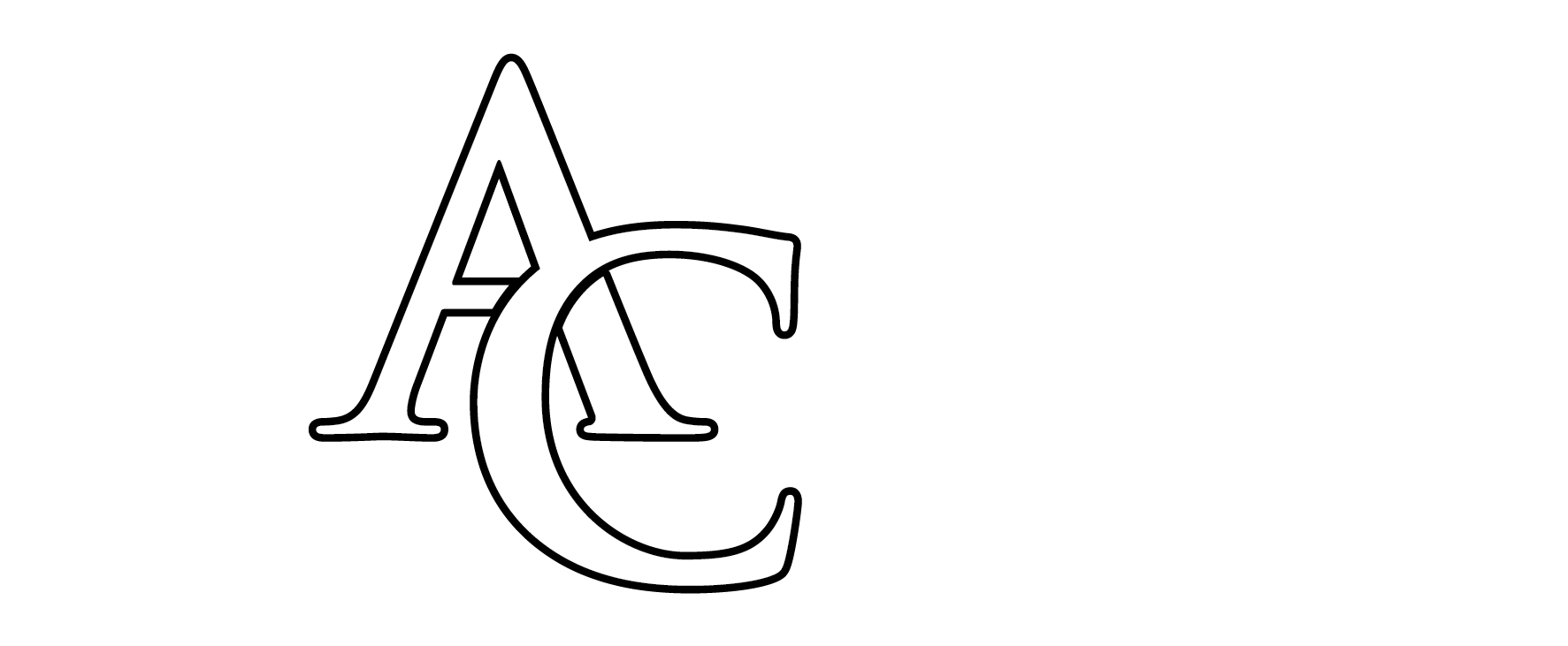 White and Black Champion Logo