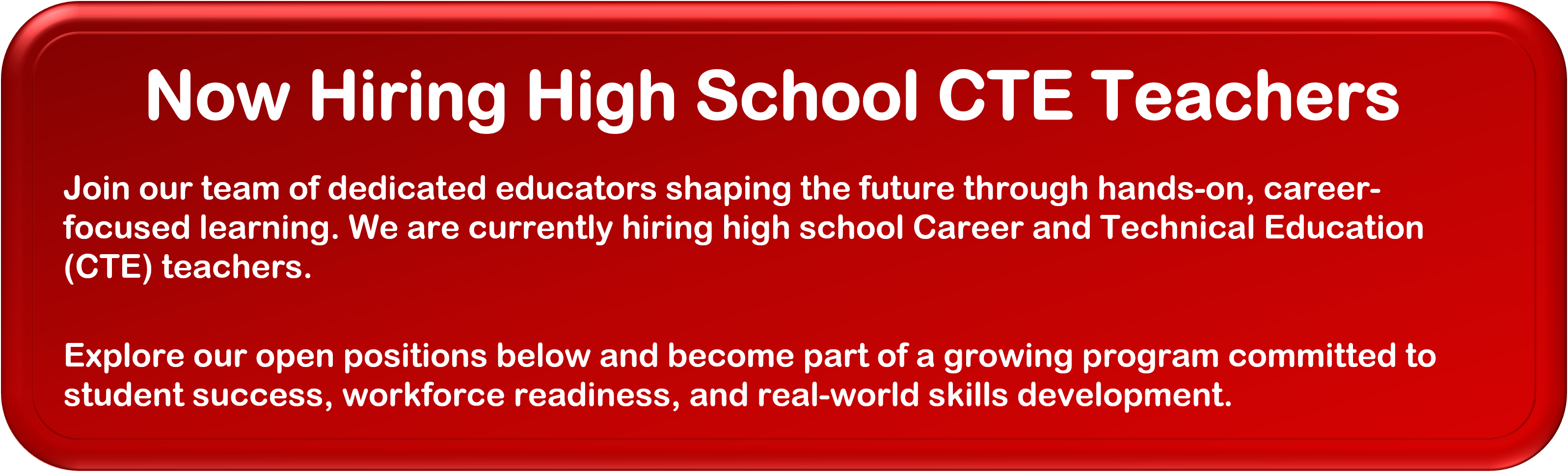 CTE Teacher Hiring Image