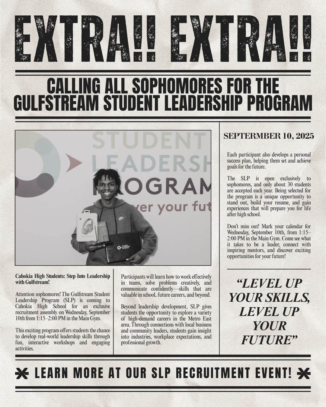 Gulfstream SLP Event Flyer