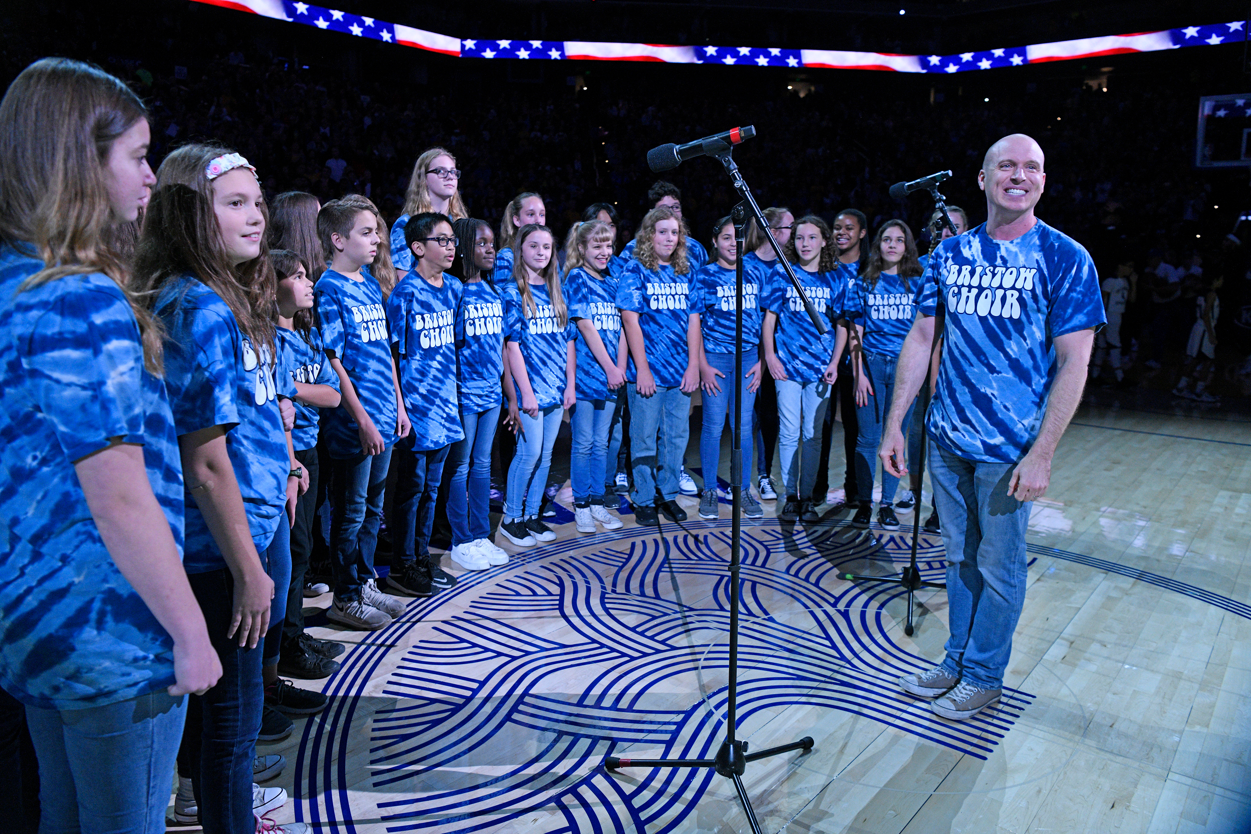 BMS Choir at Golden State Game