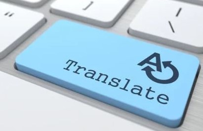 keyboard button that reads "translate"