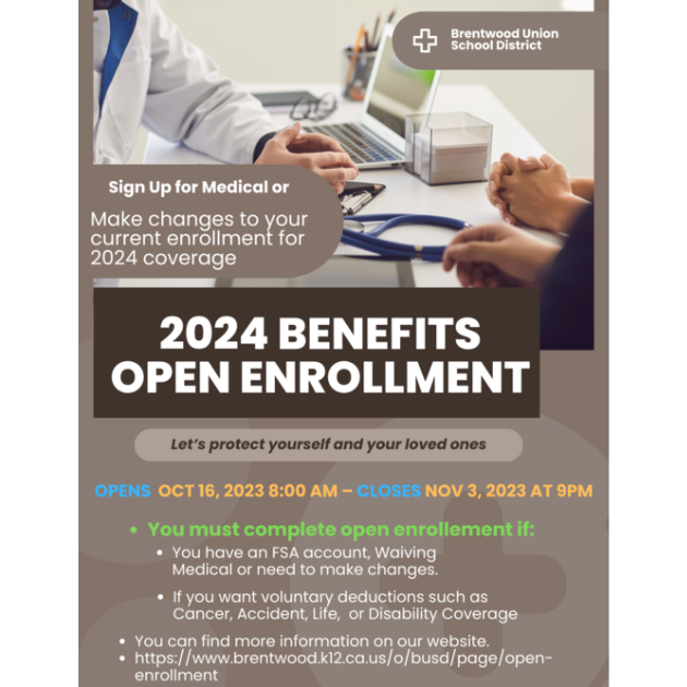 Open Enrollment BRENTWOOD UNION SCHOOL DISTRICT