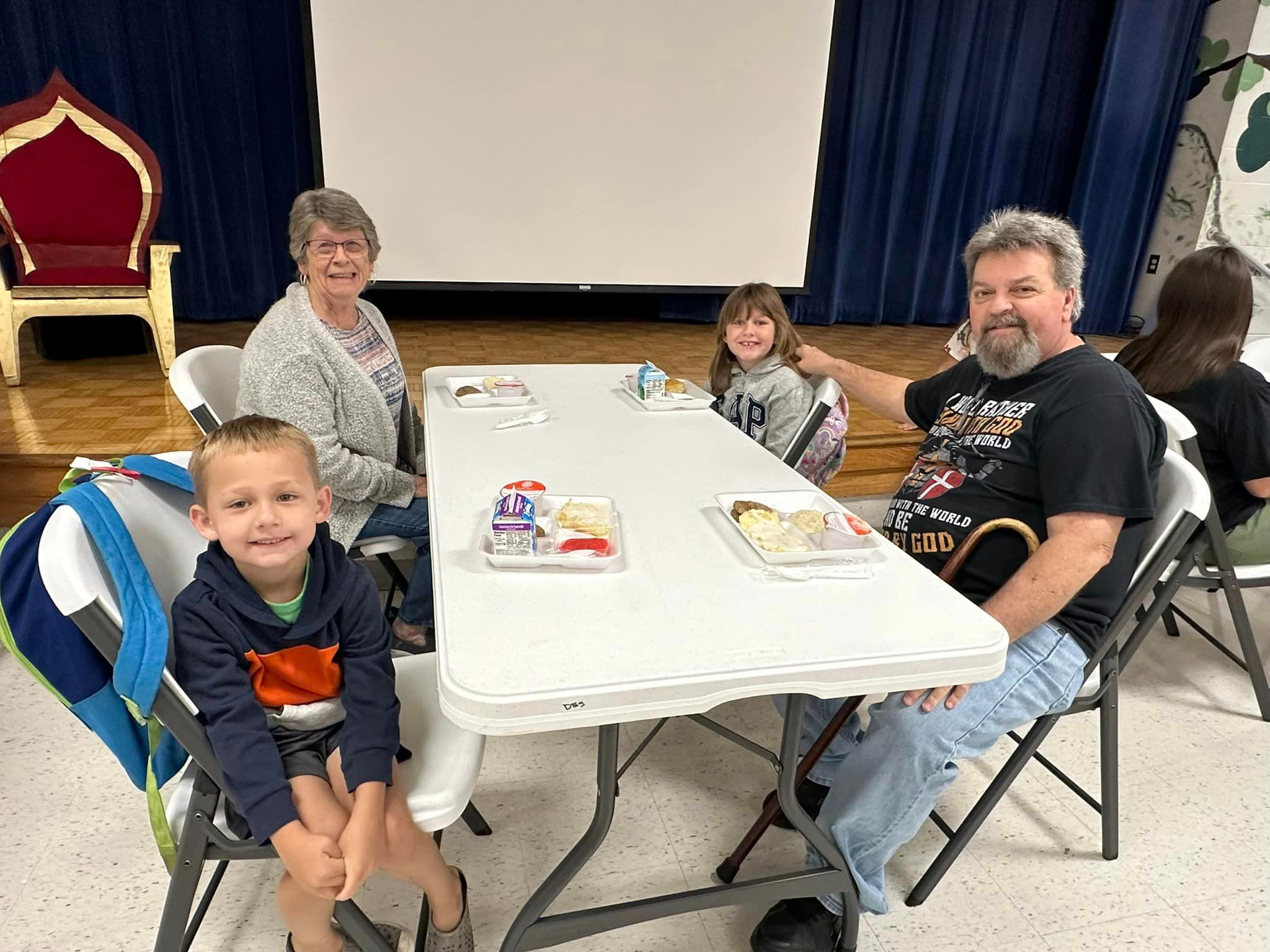 grandparents breakfast