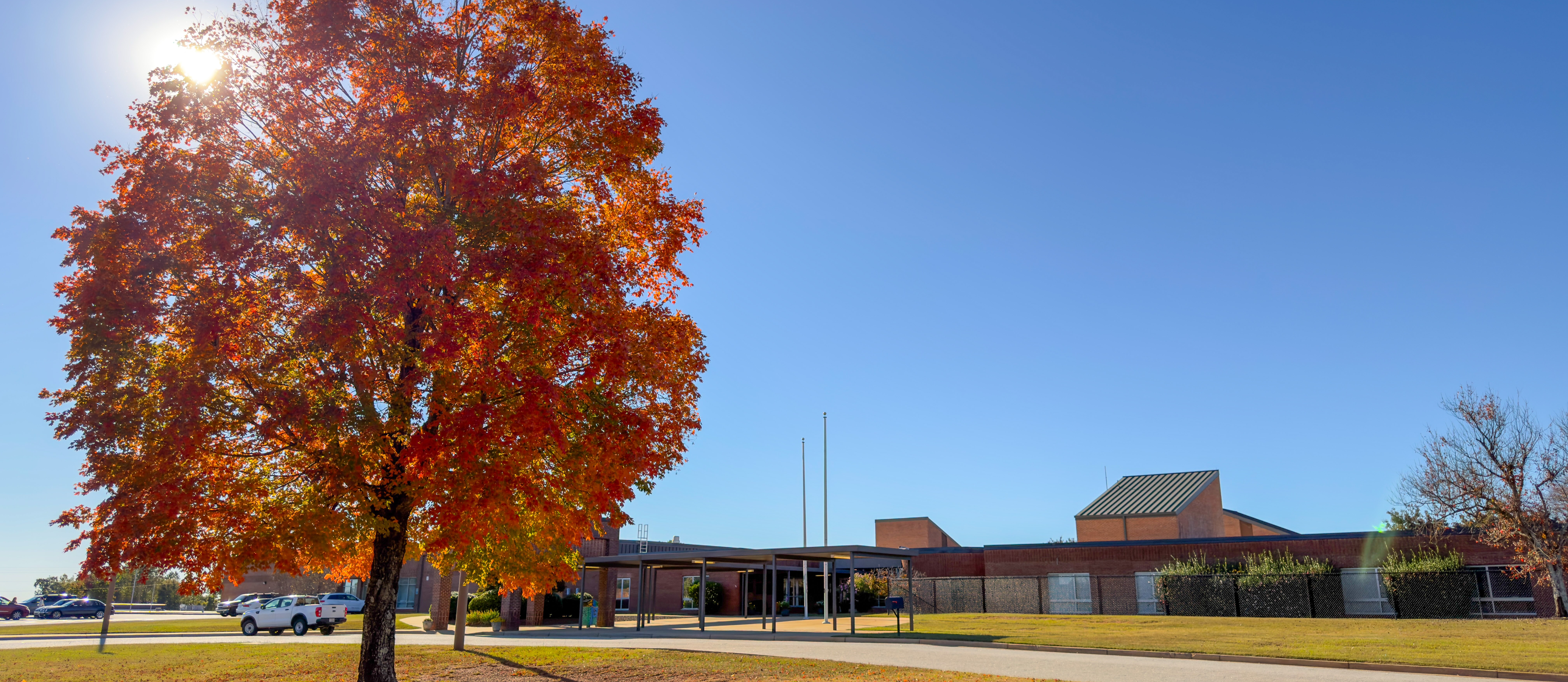 fall-front of school