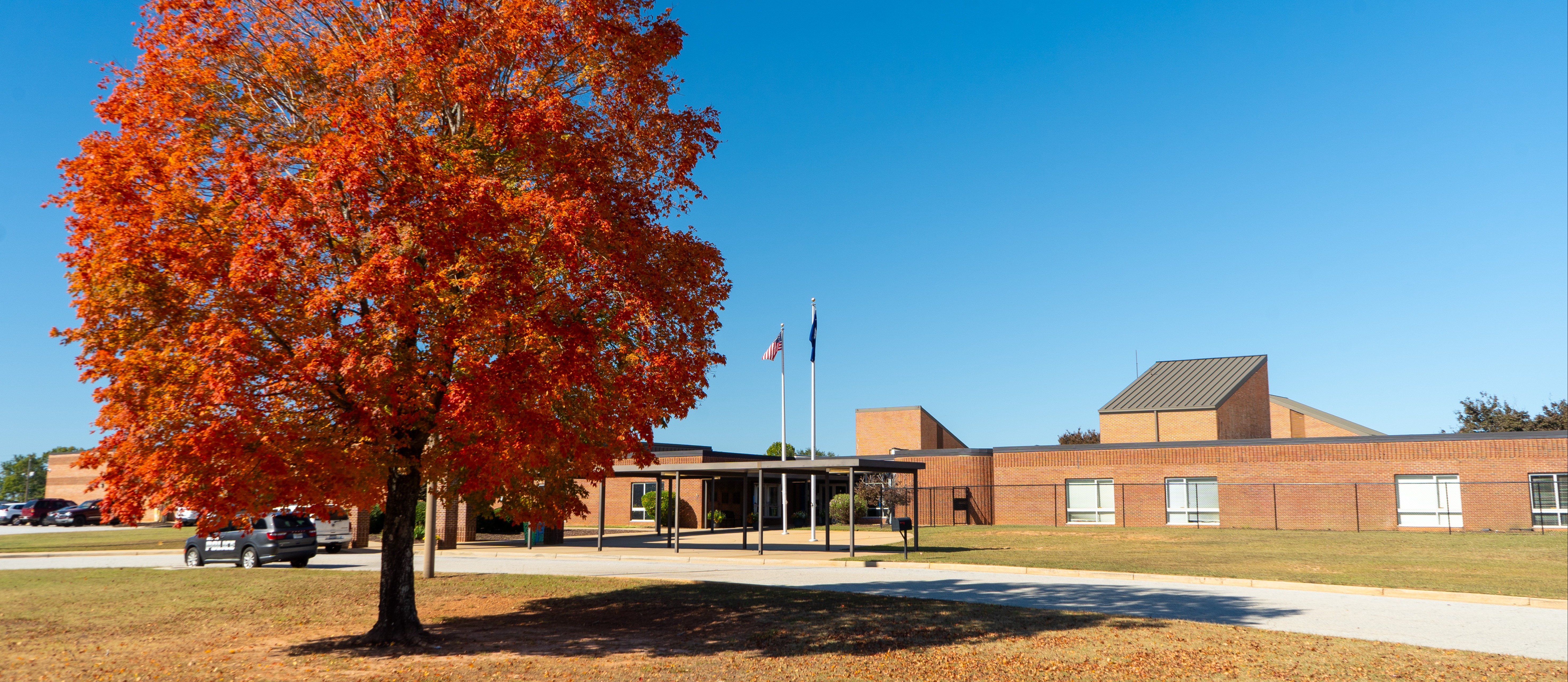 fall-front of school