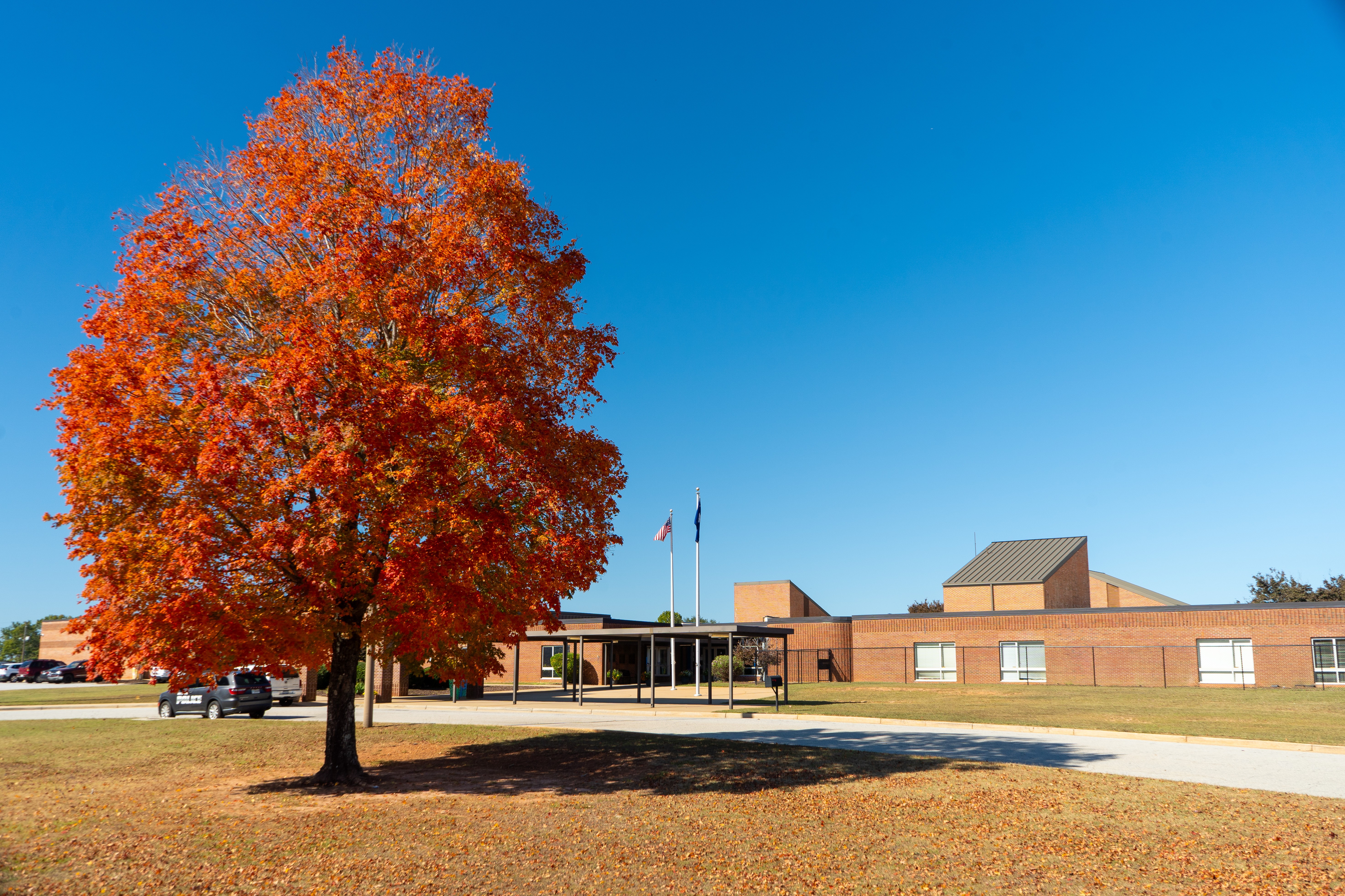 Fall picture of school