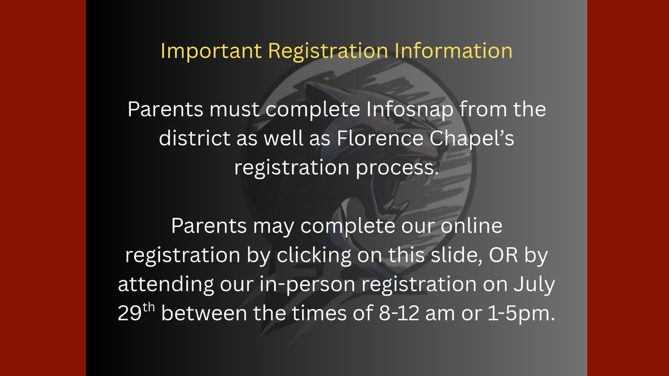 Registration Banner
