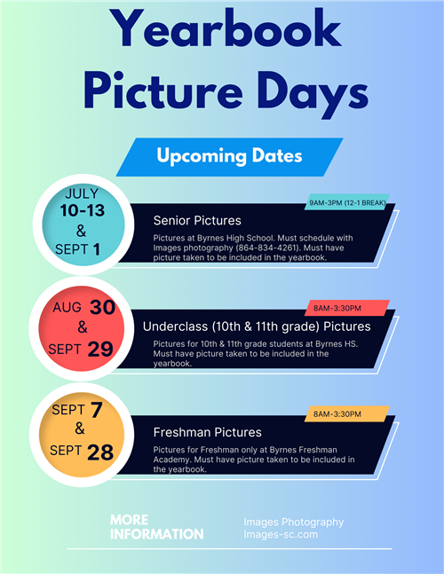 Yearbooks and School Pictures Byrnes Freshman Academy