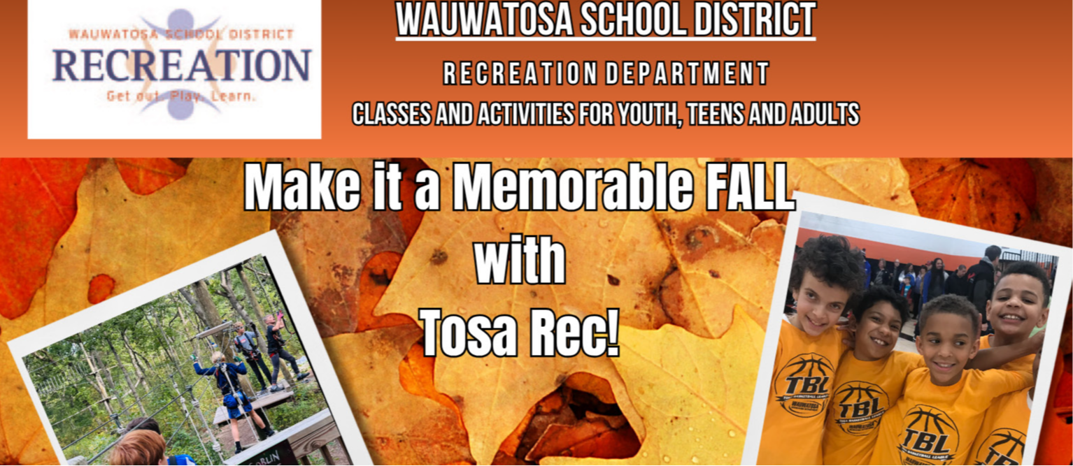 Fall Cover with leaves and pictures of fall activities