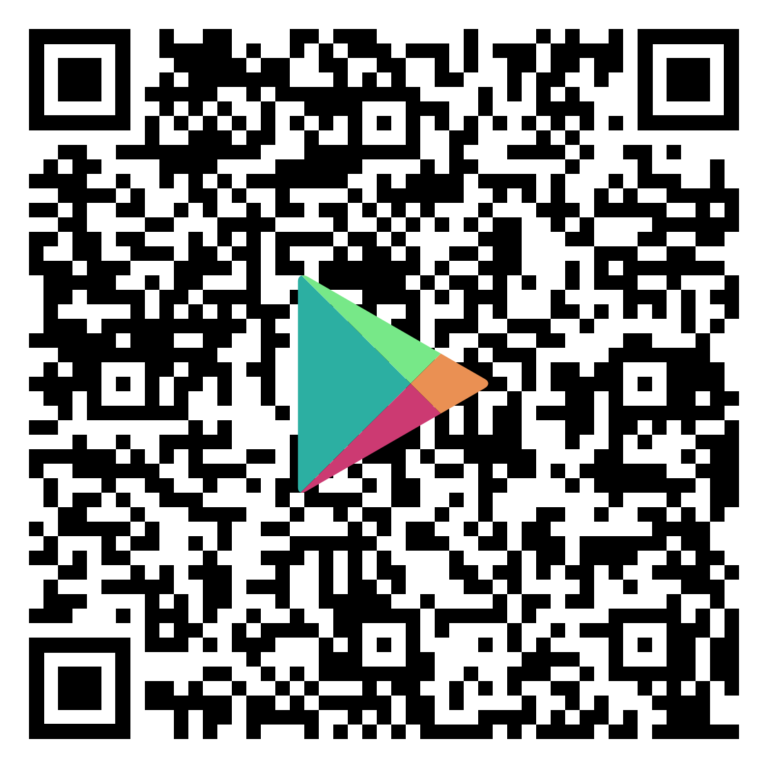 QR Code to Parent Square app in Google Play Store