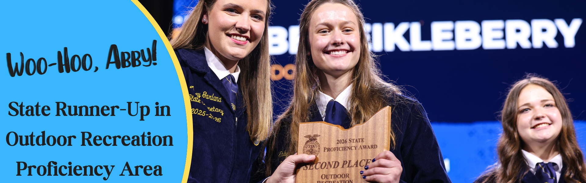 Abby Finished as State Runner-Up in Outdoor Recreation Proficiency Test at the Ohio State FFA Convention 