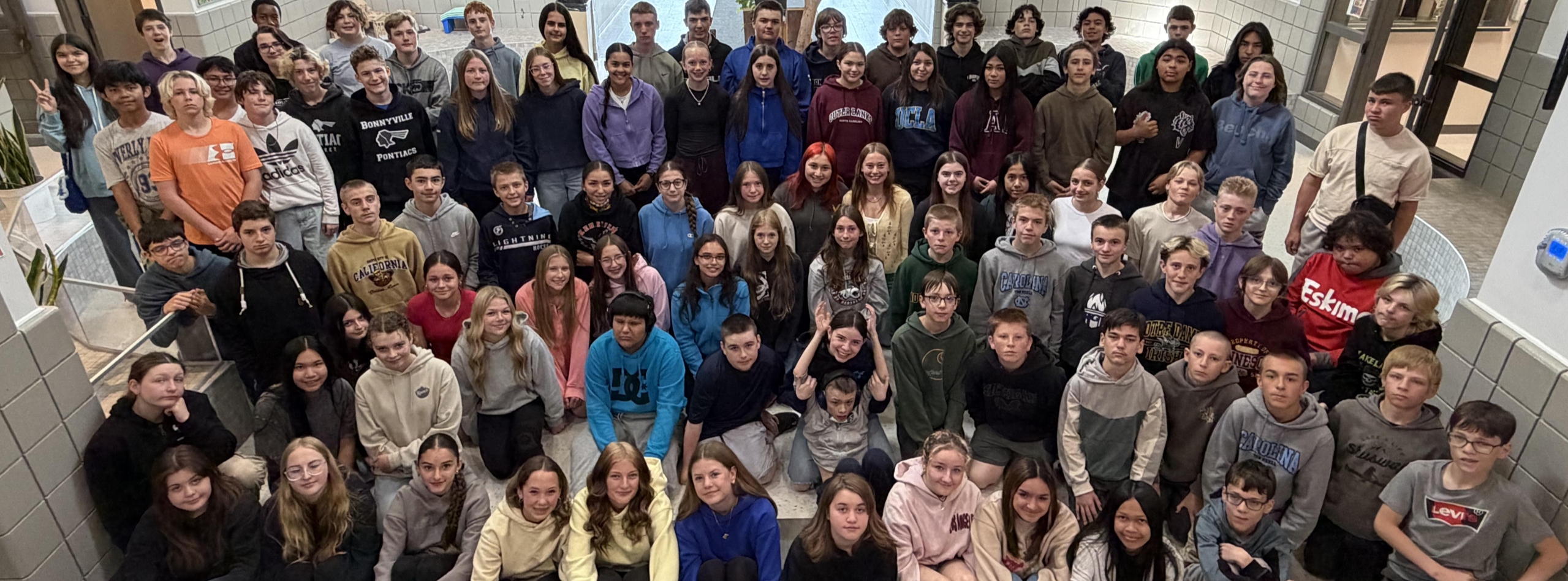 Grade 8 students 2025-2026