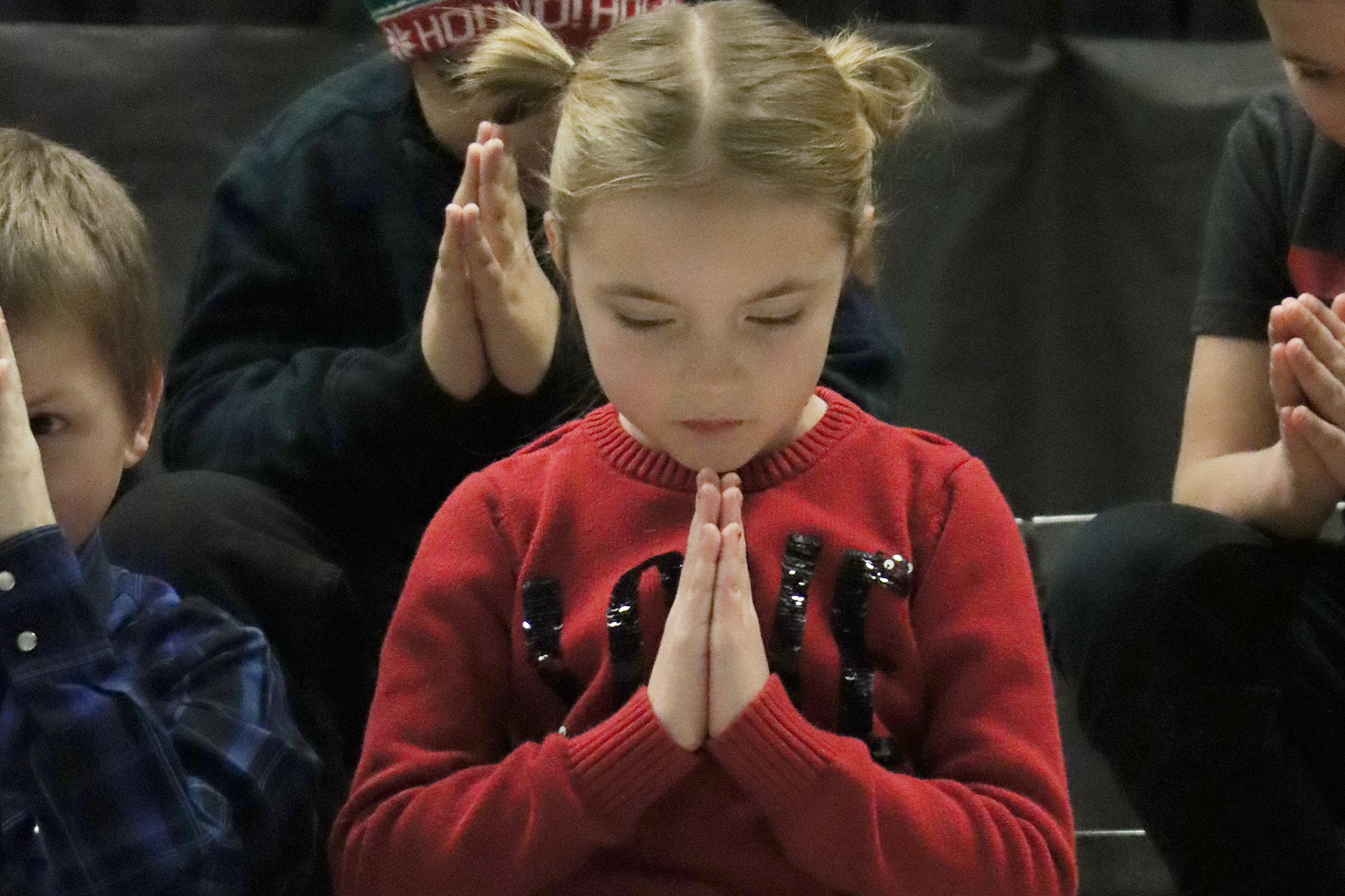 Student Praying