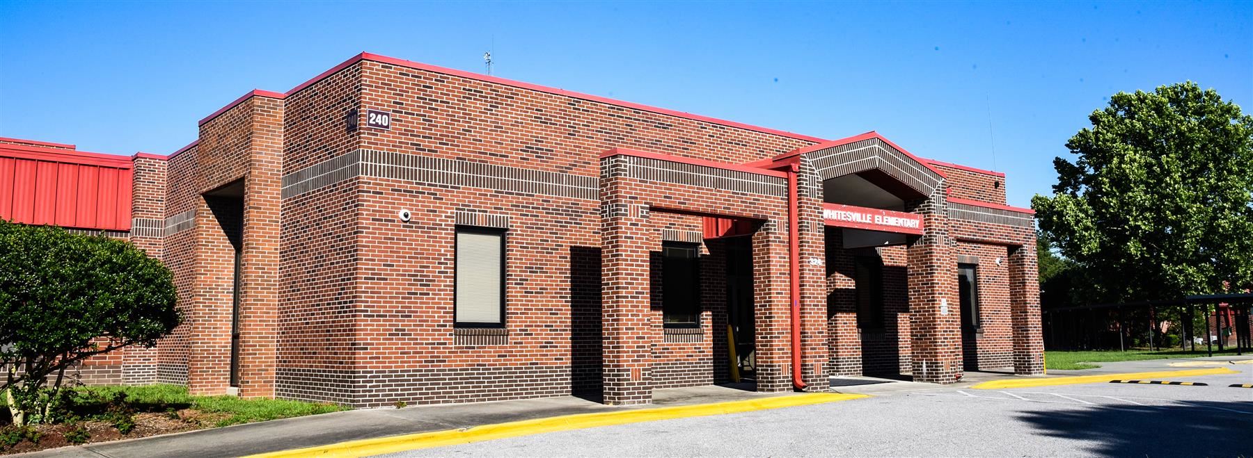 Front the school