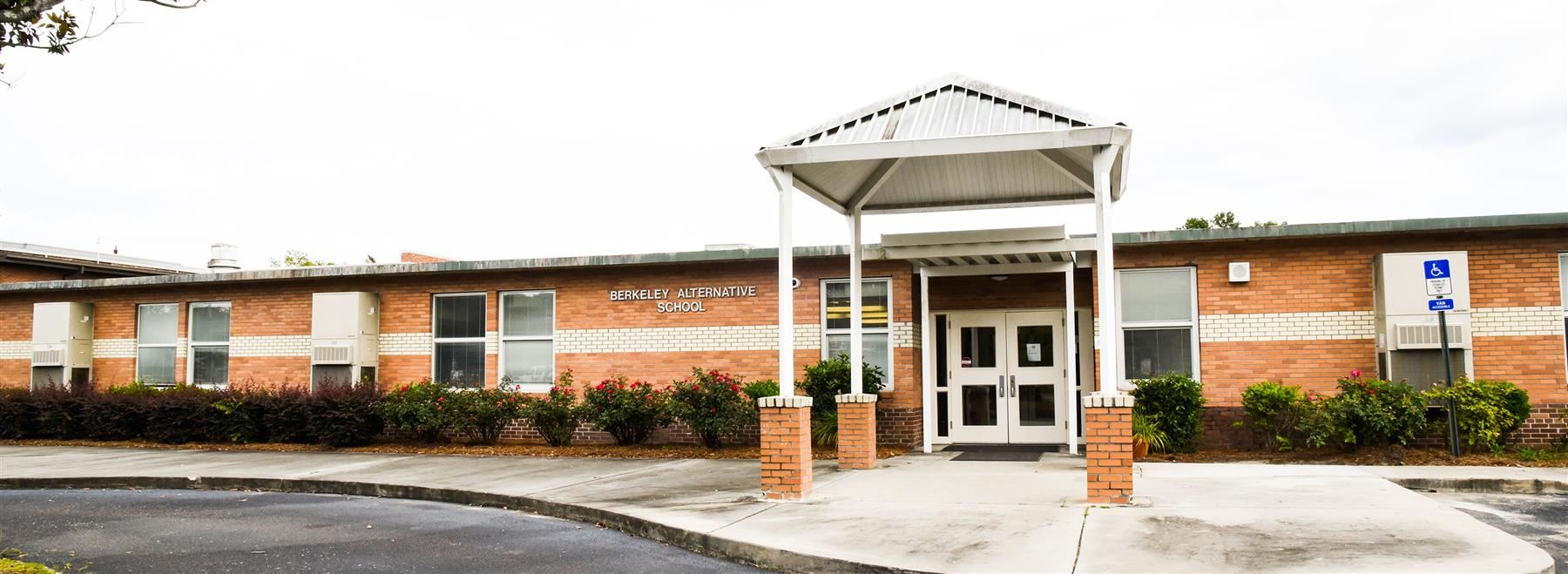 front of Berkeley Alternative building