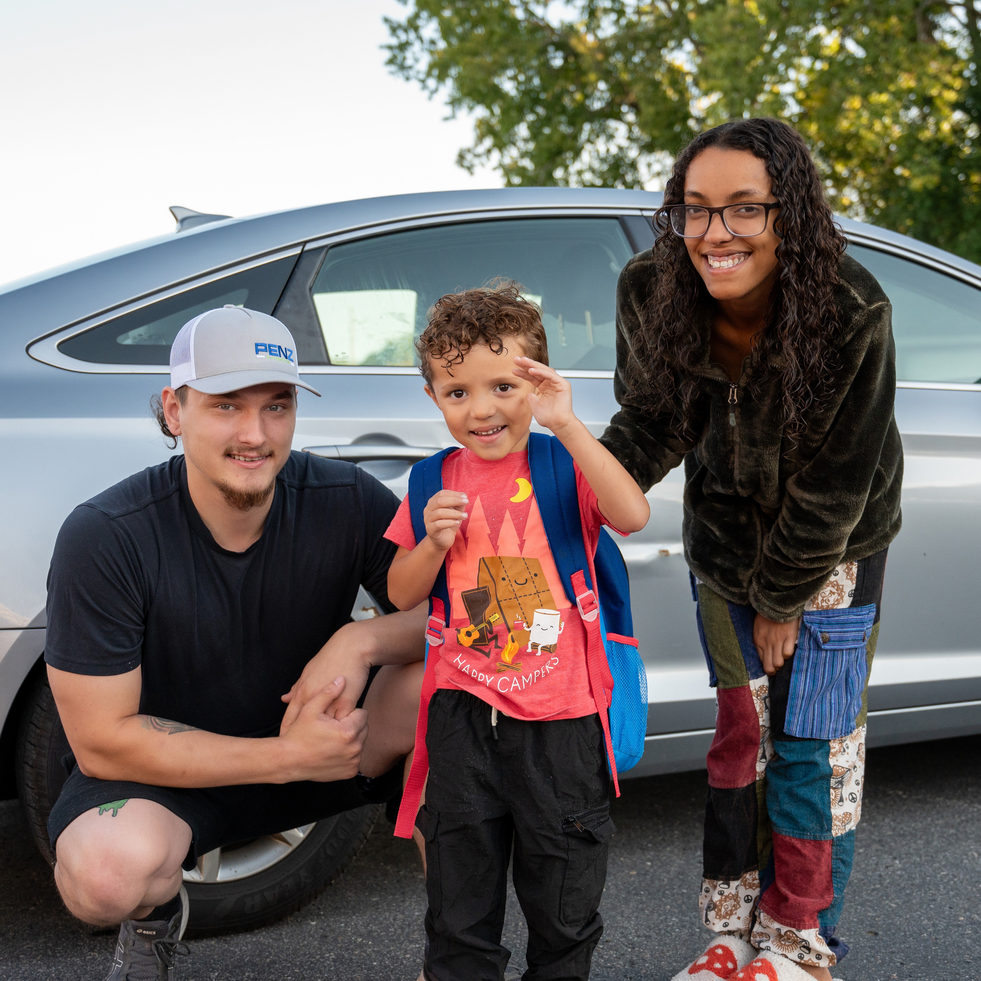 Parents get to pick up their students at the end of the day!