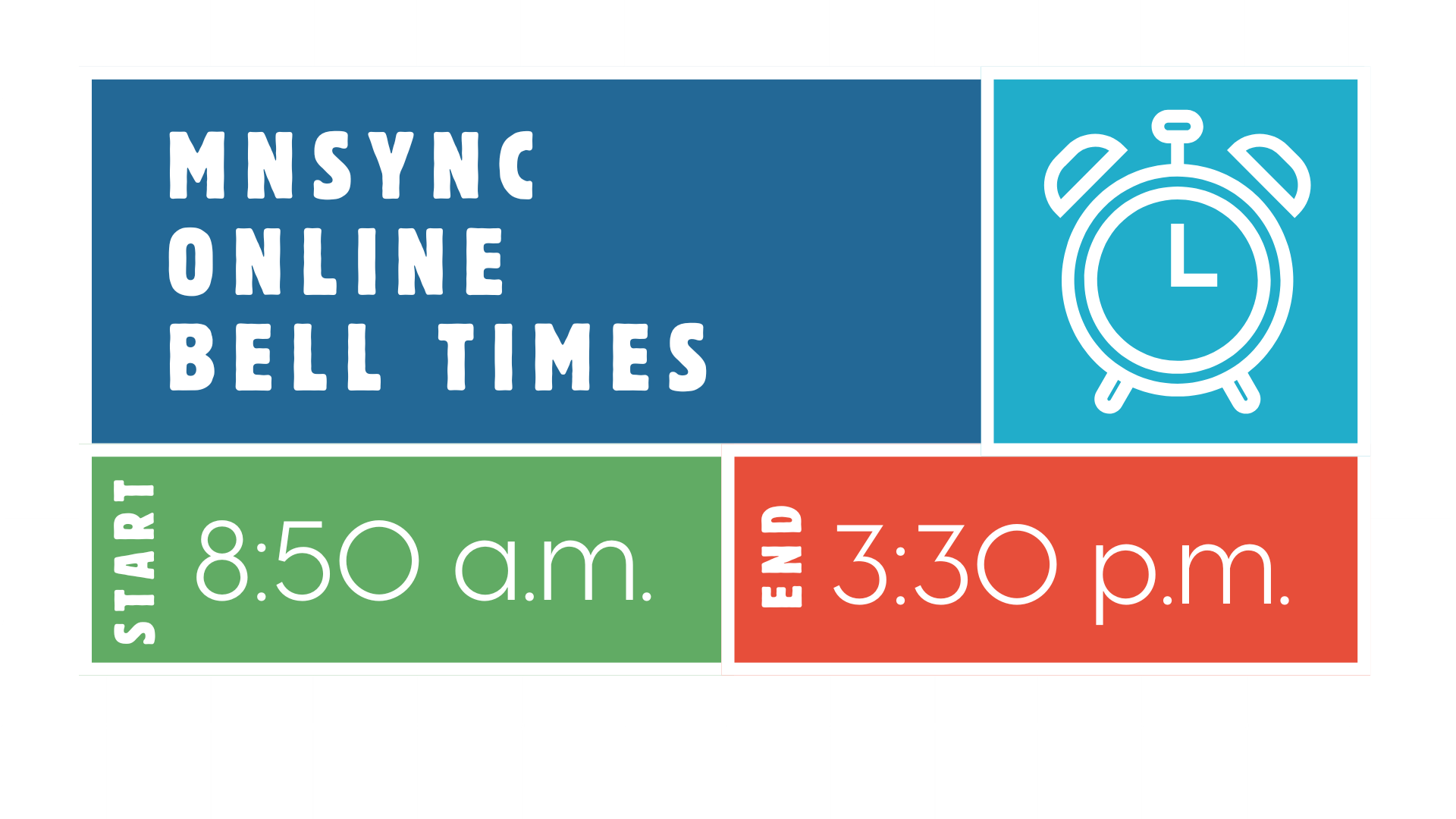 MNSync Online School Bell Times
