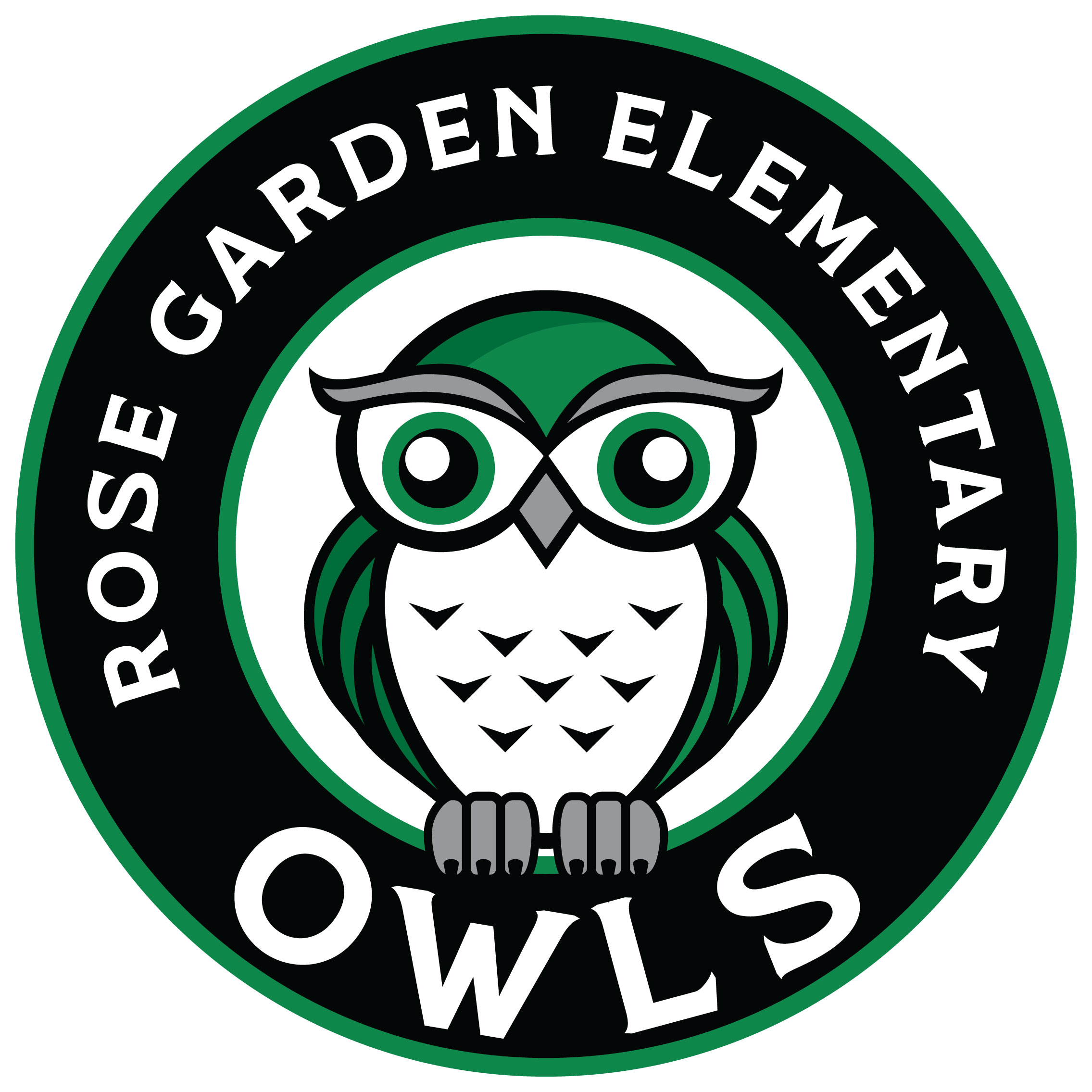 rose garden owls