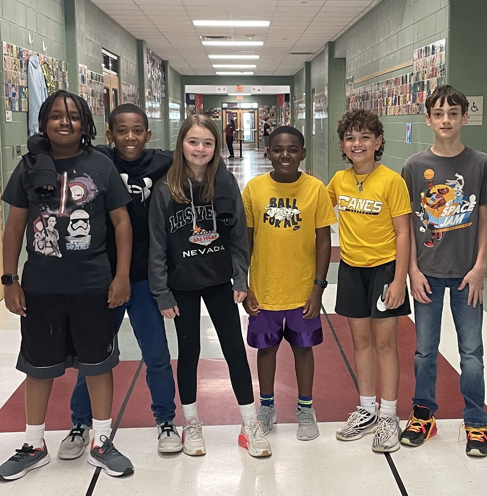 Students at Schlather Intermediate