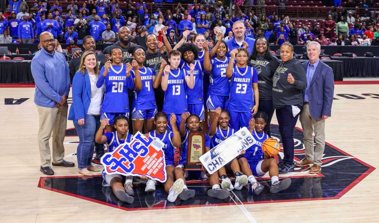BHS girls basketball team when they won the state championship