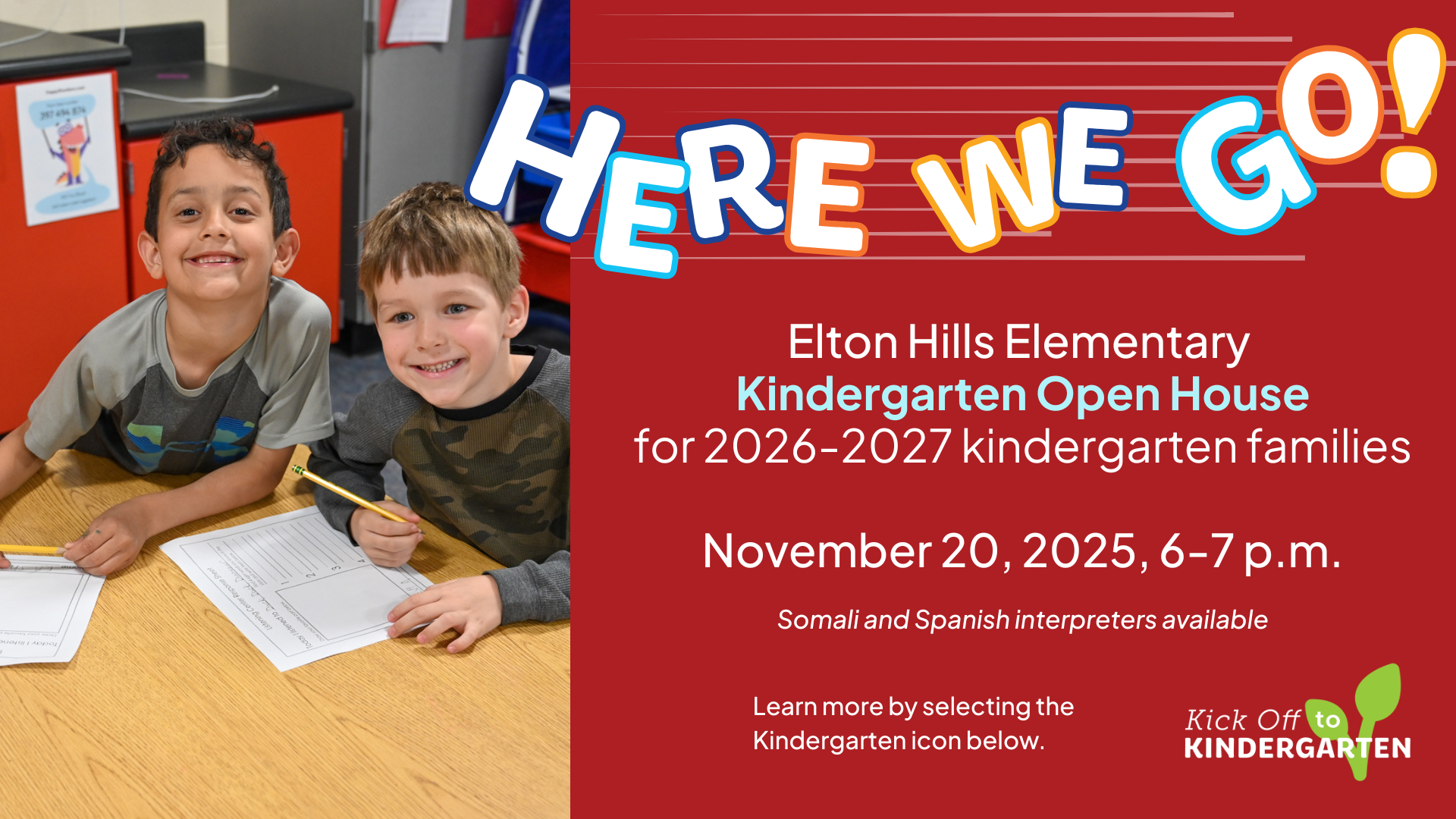Kindergarten Open House