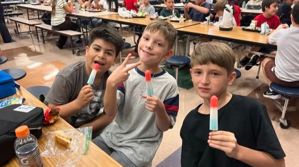 Wilder students at lunch