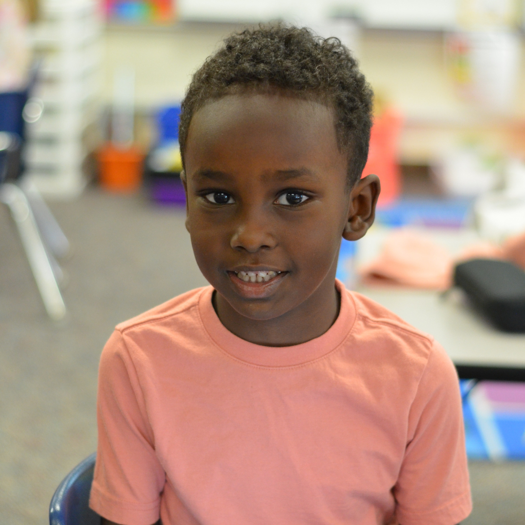 Student smiling