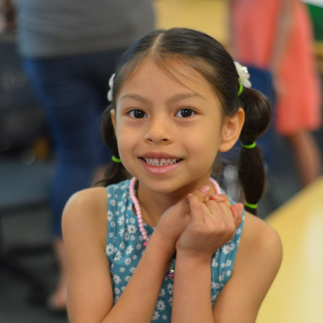 Student smiling