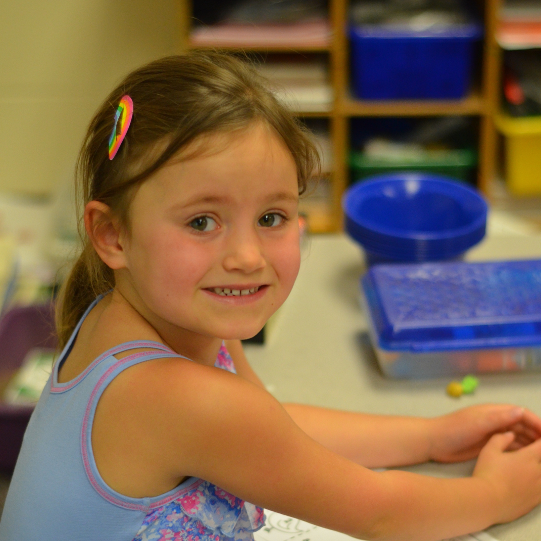 Student smiling