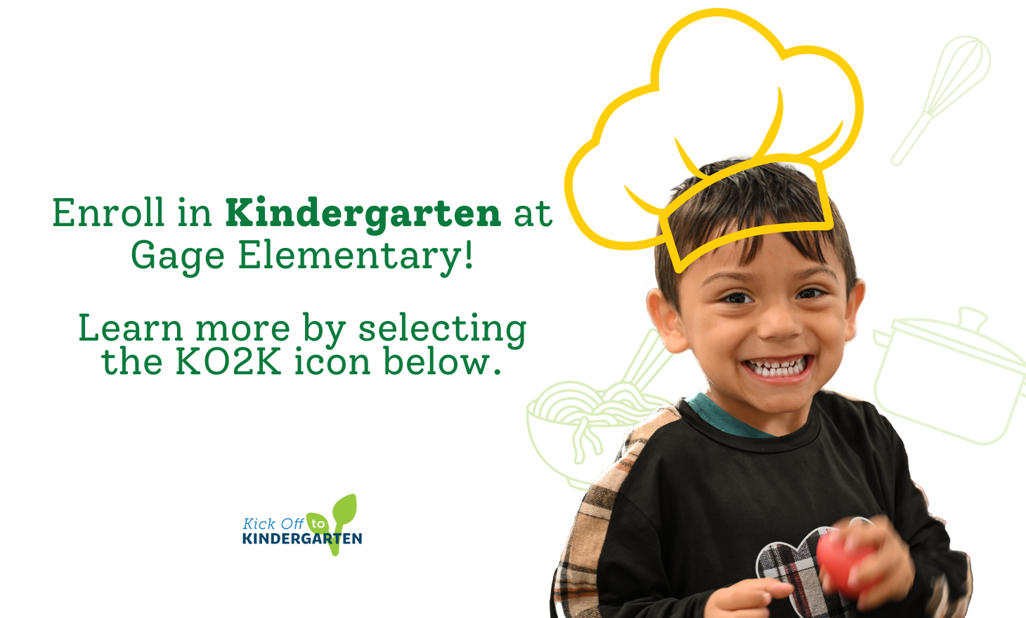 enroll in kindergarten