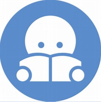 icon of person reading a book