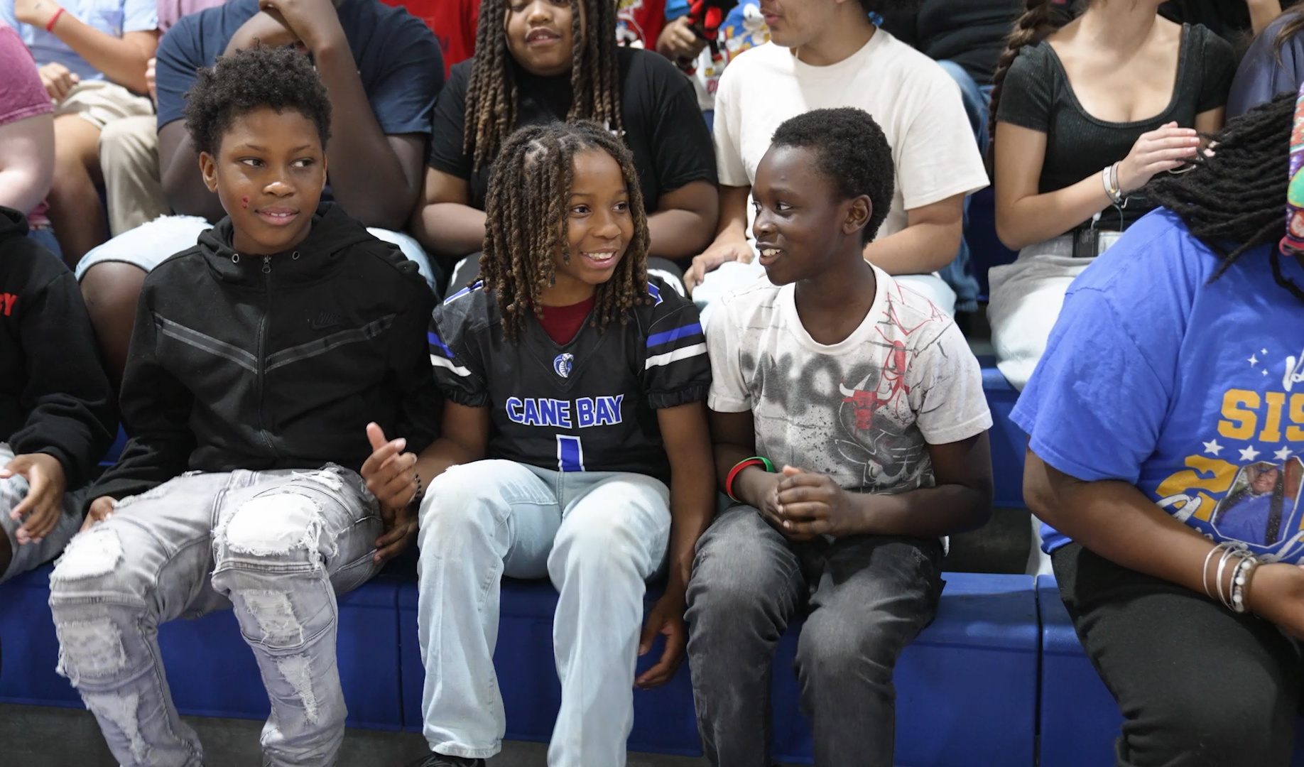 students in assembly