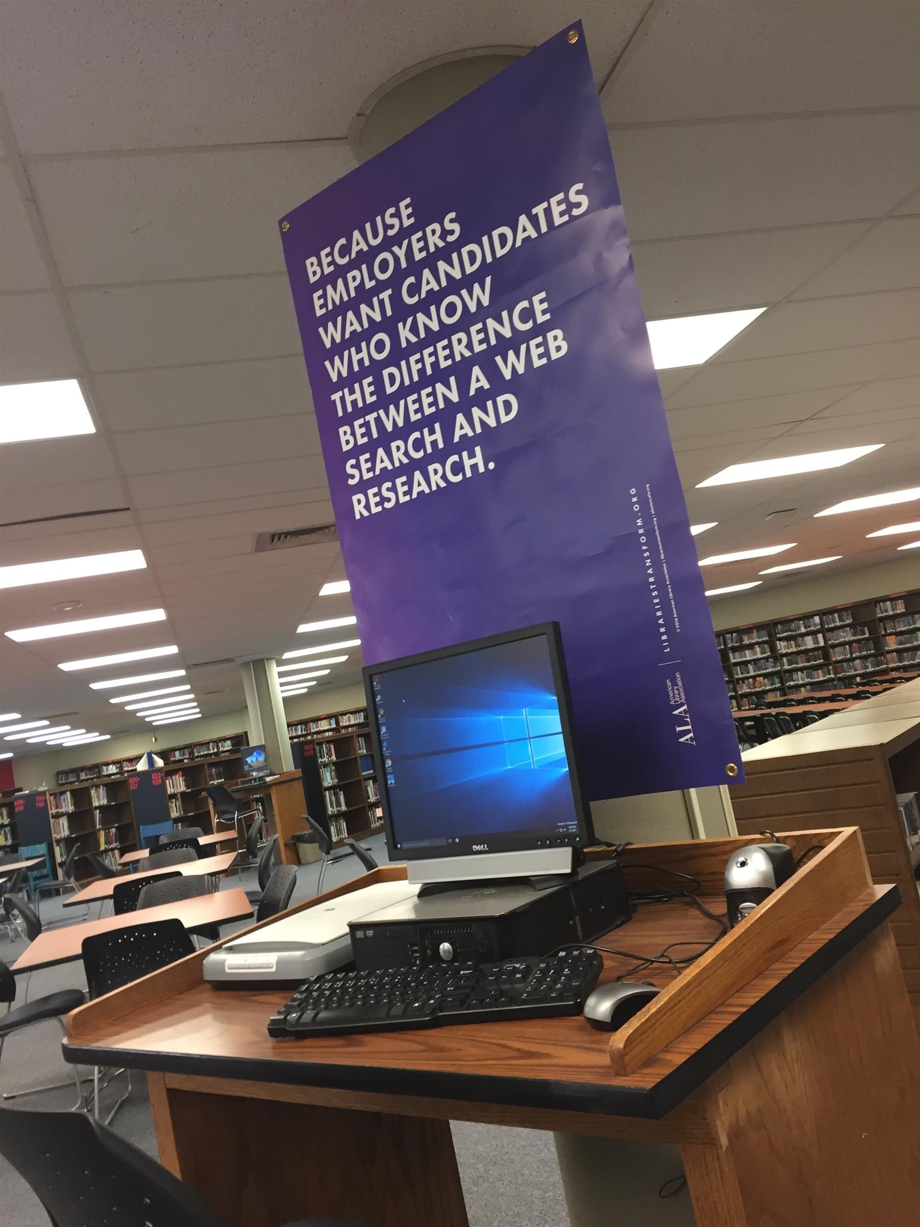 library computer