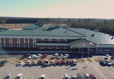 aerial view of South Johnston High School