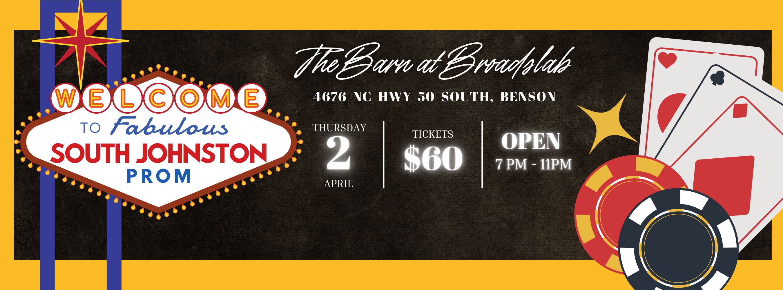 SJHS Prom April 2nd Tickets $60