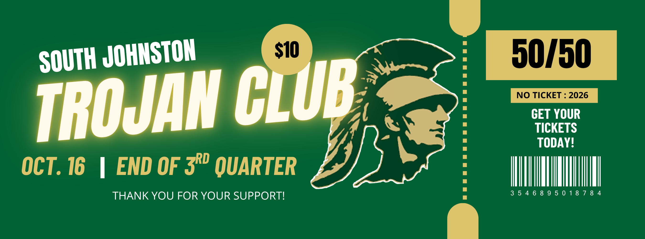 South Johnston Athletics 50/50 Raffle Link