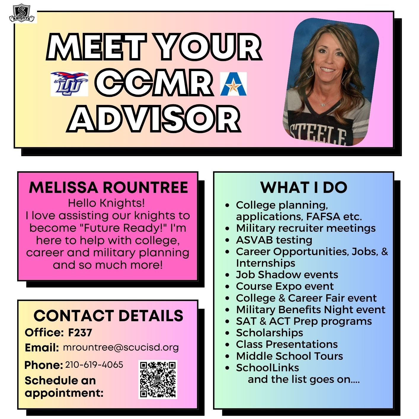 Appointment info