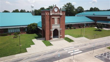 aerial view of Selma Elementary School