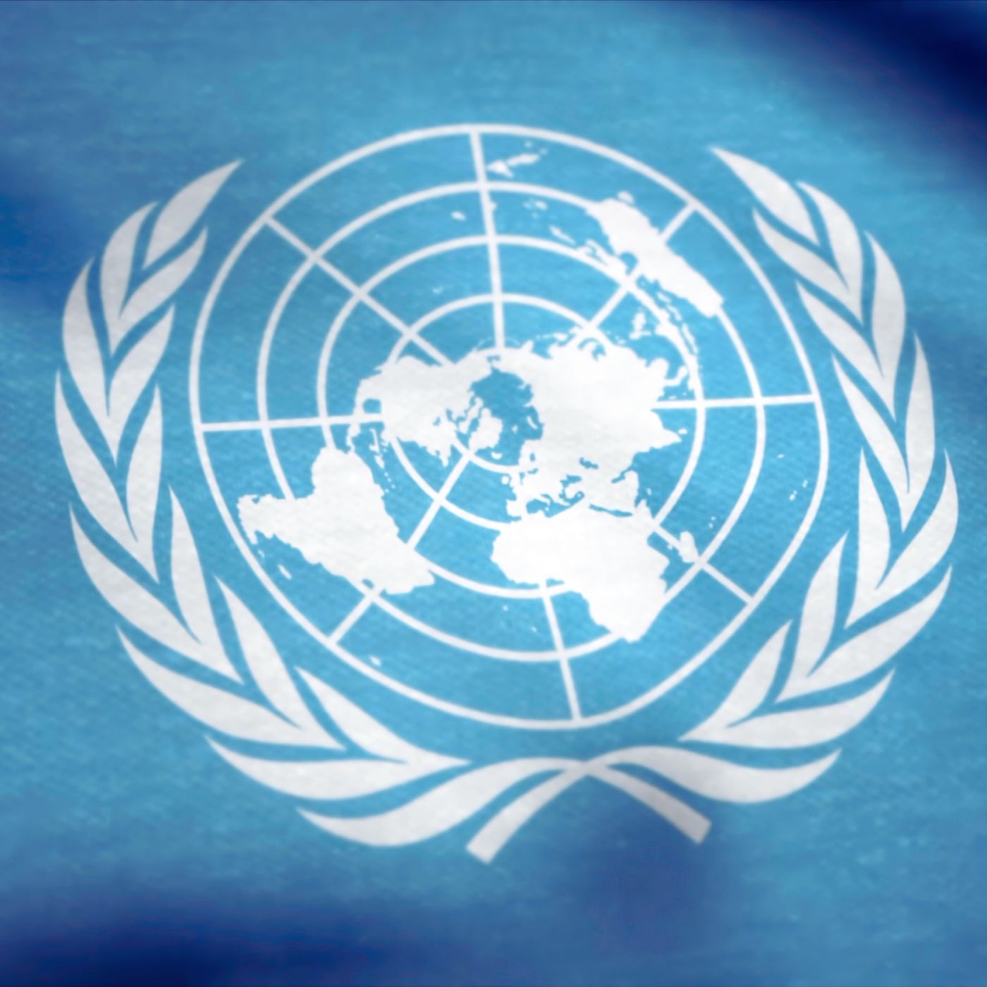 The United Nations flag