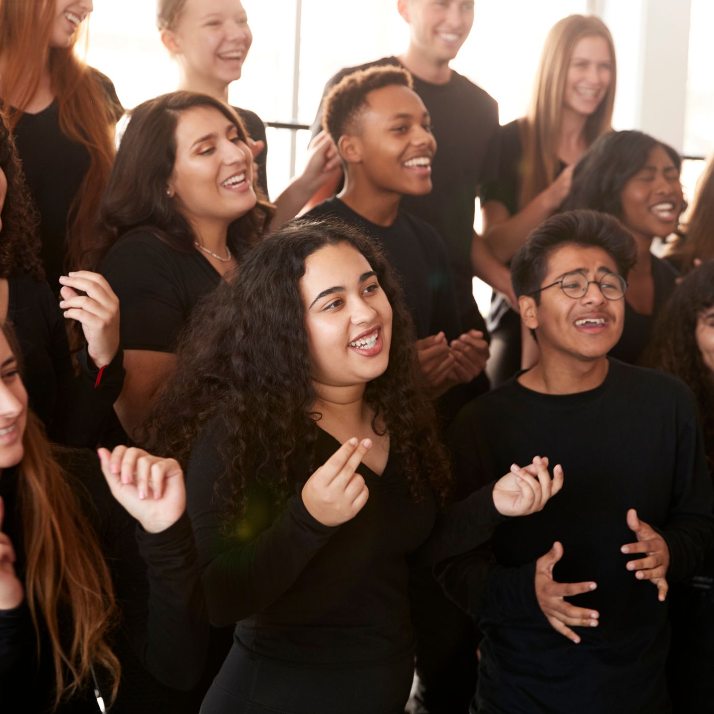 Choir singing
