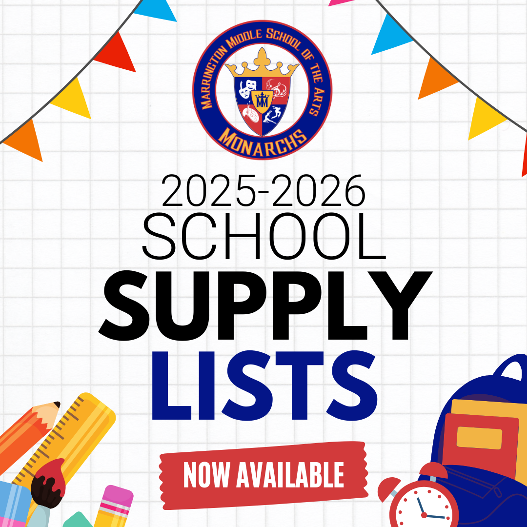 2025-2026 School Supply Lists available now
