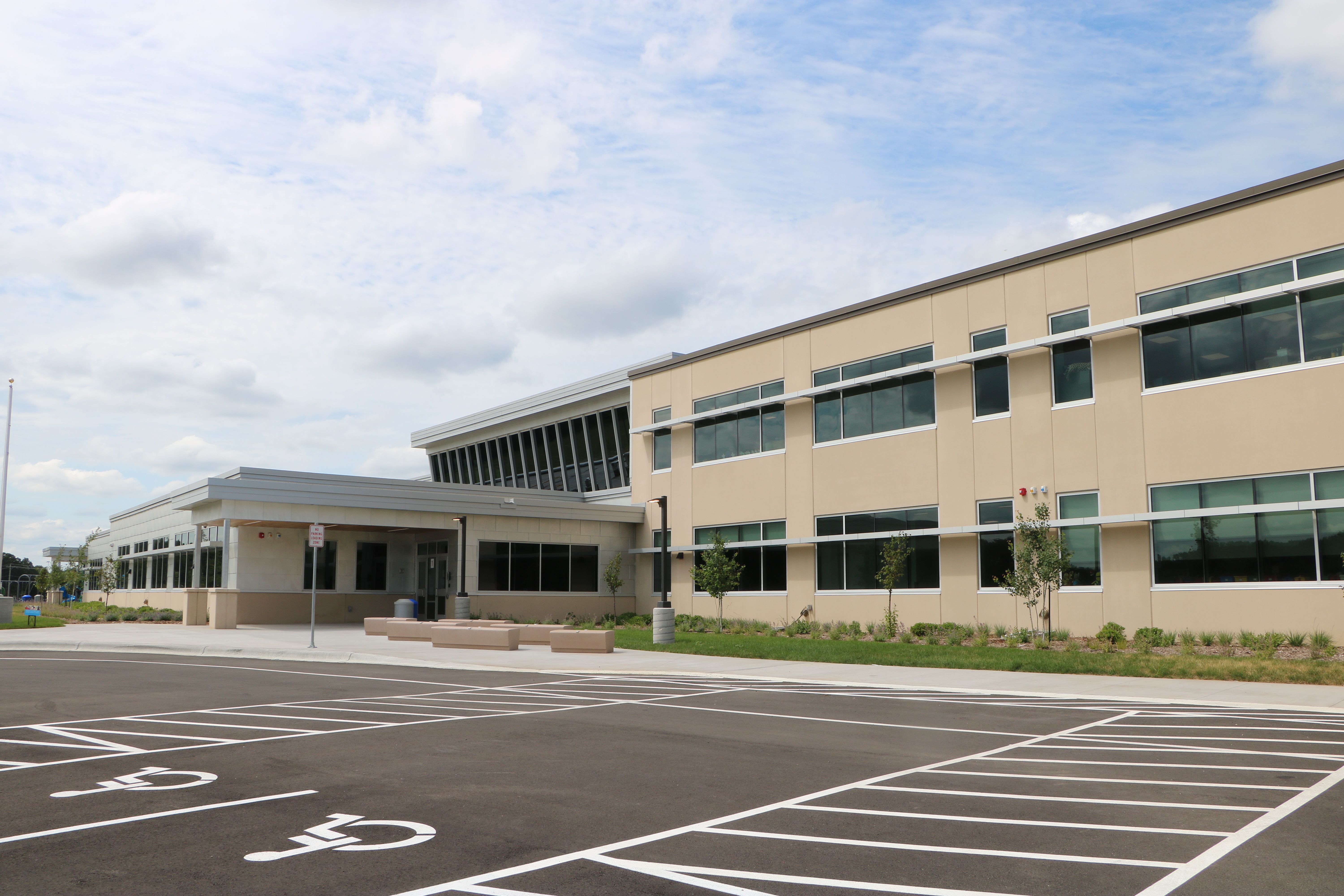 Exterior of Longfellow Elementary Building