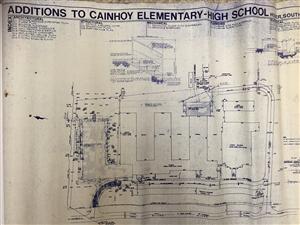 Blue print of Cainhoy Elementary