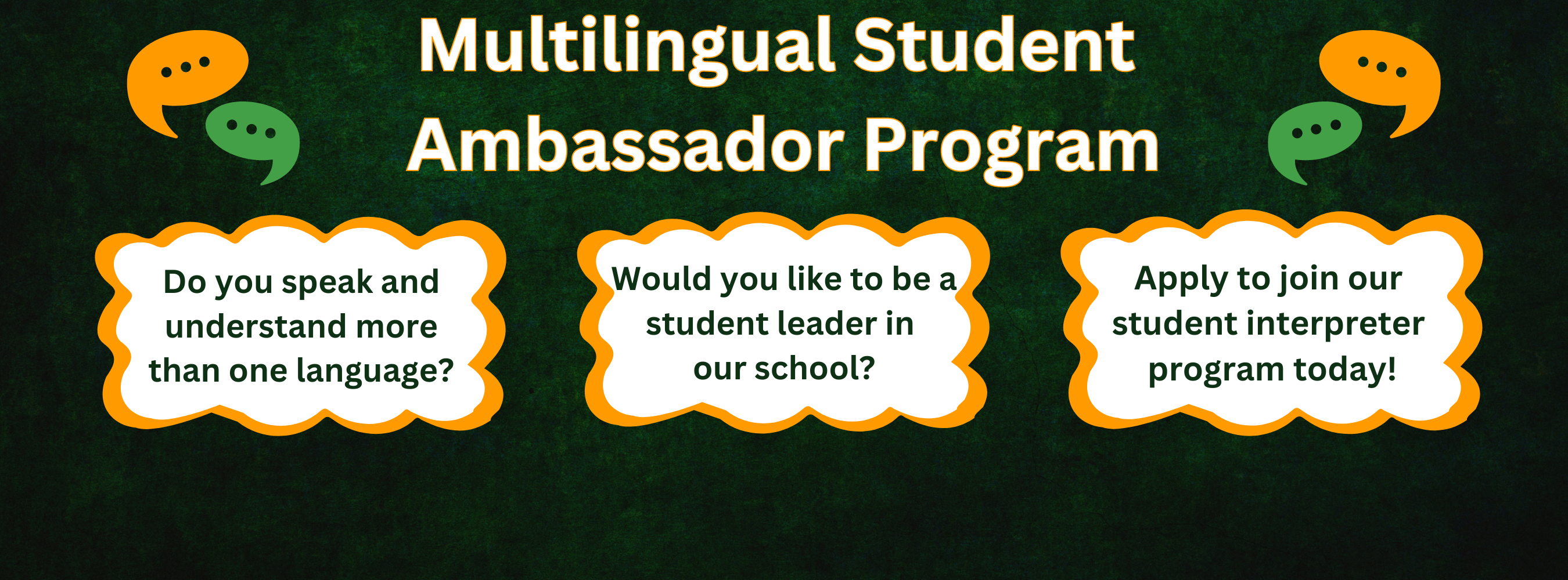 Multilingual Student Ambassador Program