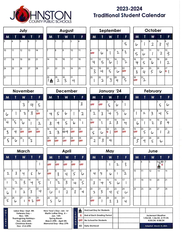 enhancement calendar