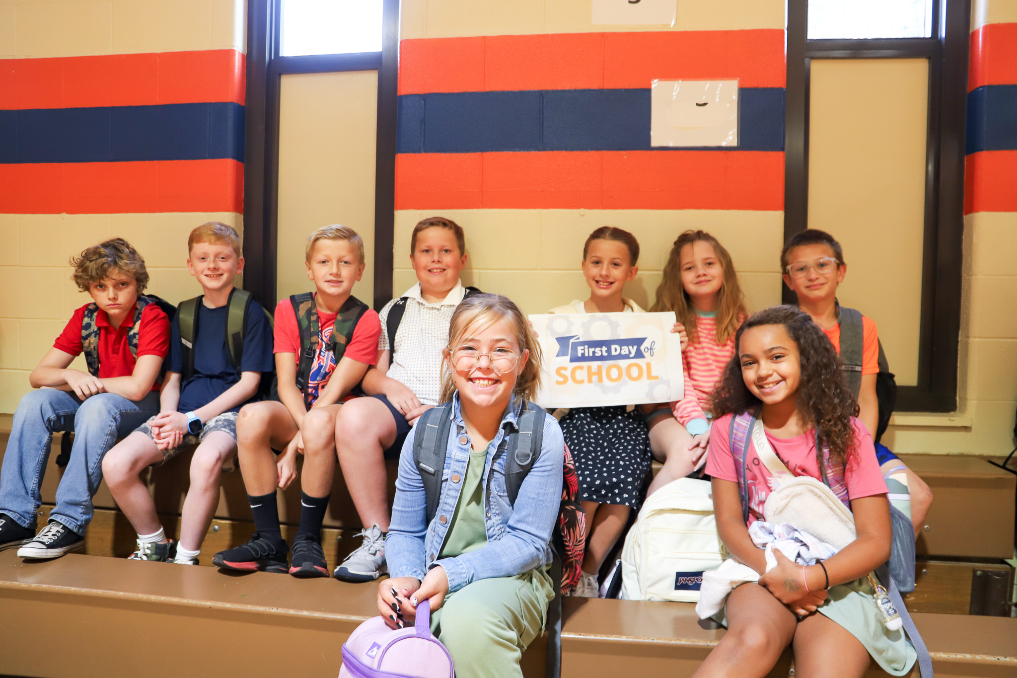 first day of school photo