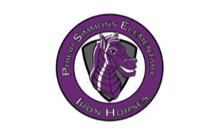 pse logo purple horse head with purple background