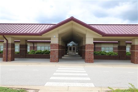 West View School Building Entrance