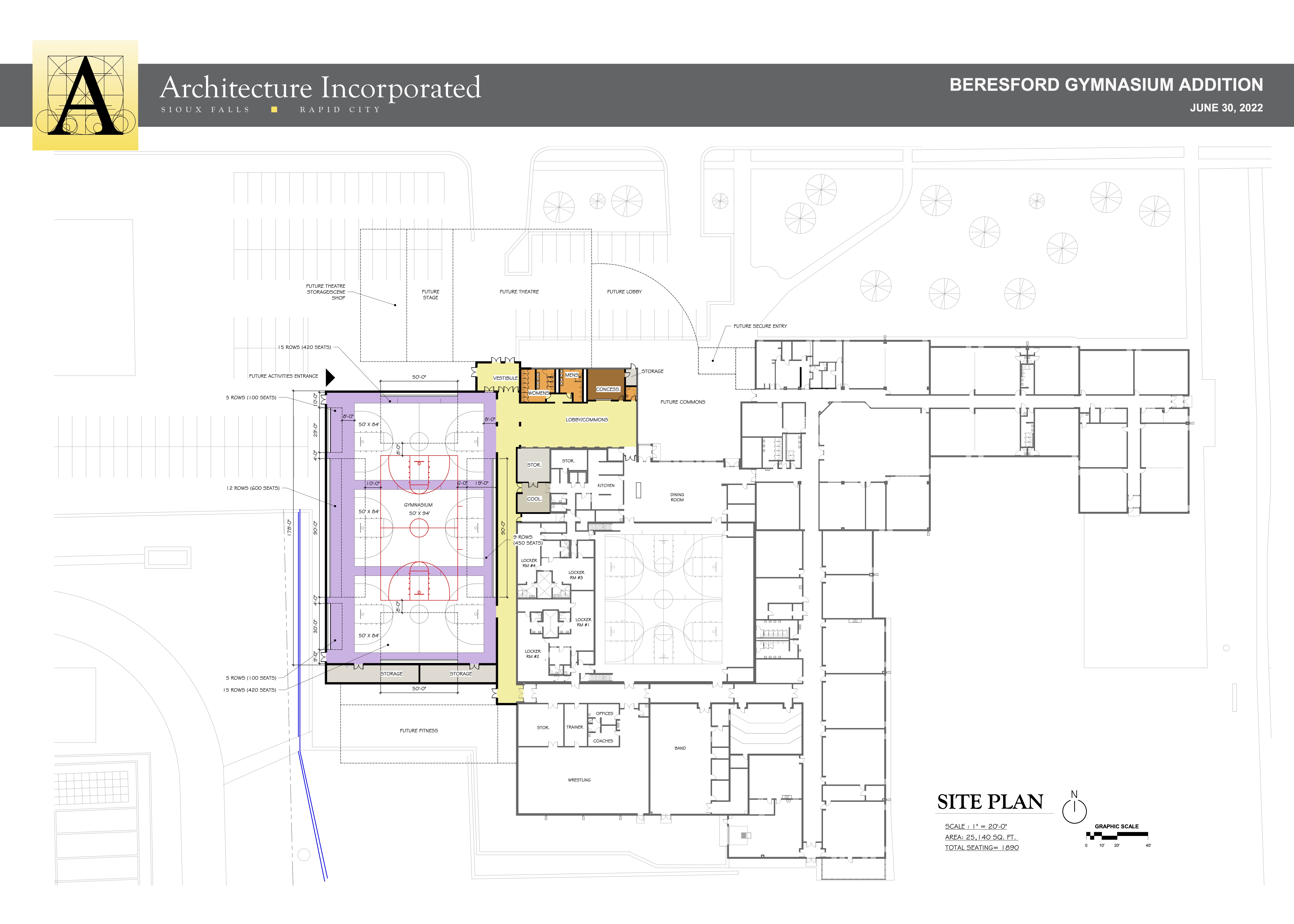 Site Map of Addition and Remodel