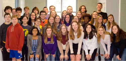 Phillip Simmons High School council team take group photo